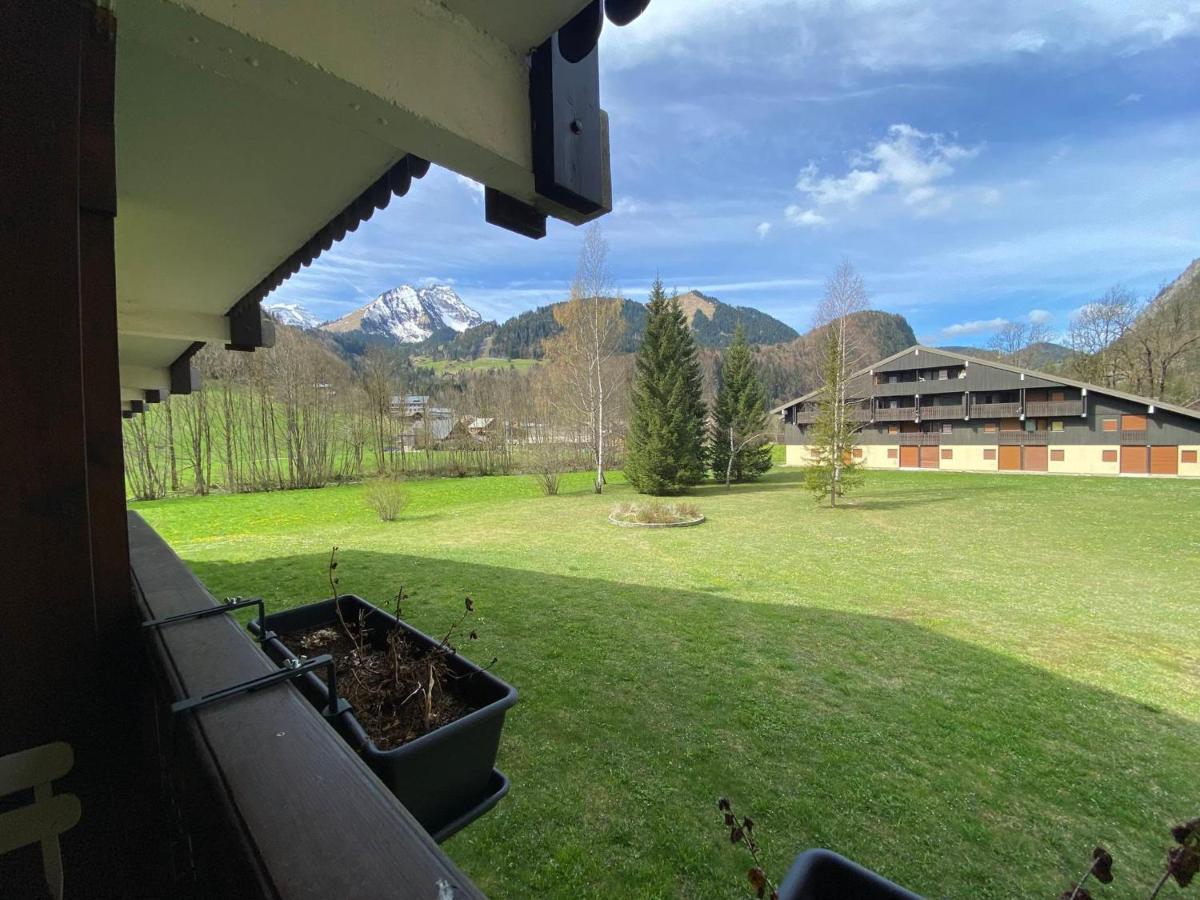 Charmant Studio Avec Balcon Sud, Au Calme Et Proche Du Centre D'Abondance - Fr-1-692-84 Exteriör bild